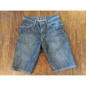 Levi's Men's Silver Tab Blue Jean Denim Shorts Size 31 Angled Flap Pocket Nice!